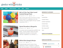 Tablet Screenshot of geekswithdrinks.com